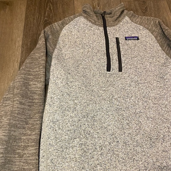 Patagonia 1/4 zip fleece- men’s small (brown/tan - Picture 2 of 14